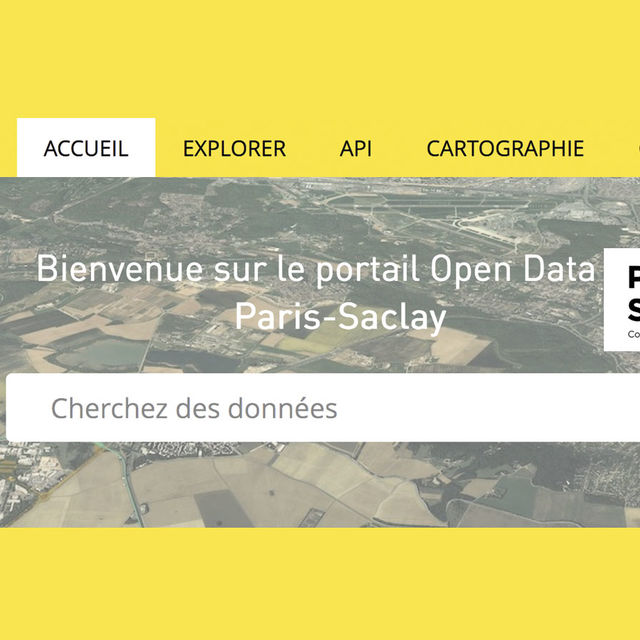 Portail de l'open data de la communauté Paris-Saclay.