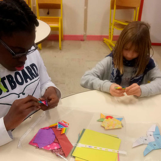 Ecole élémentaire - Origami.