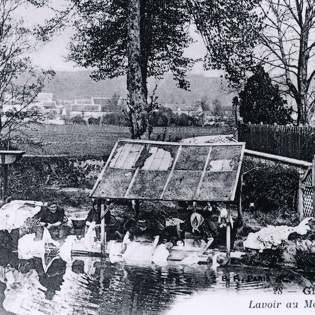 Lavoir au moulin de l'Abbaye. Sd