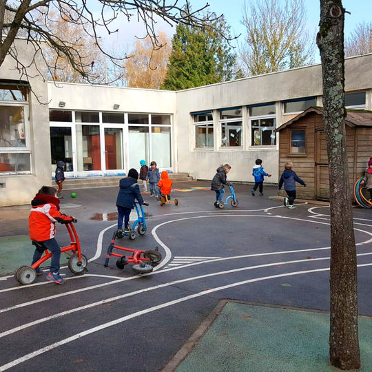 Maternelle - parcours vélo.