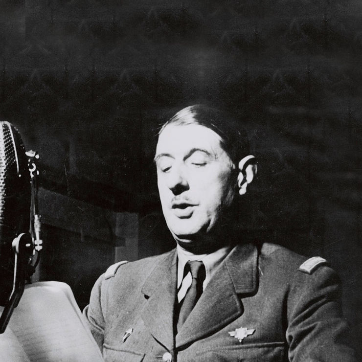 Le général de Gaulle, le 18 juin 1940.