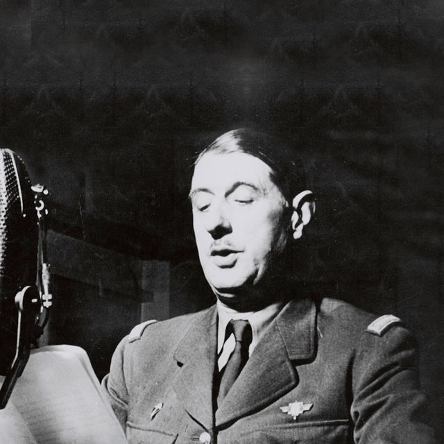 Le général de Gaulle, le 18 juin 1940.