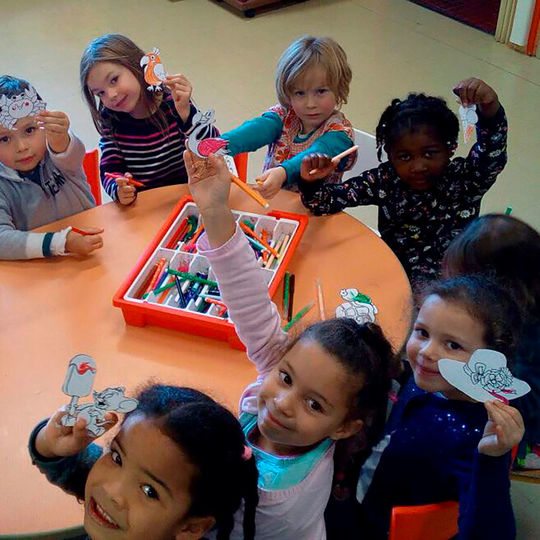 Maternelle - atelier dessins.