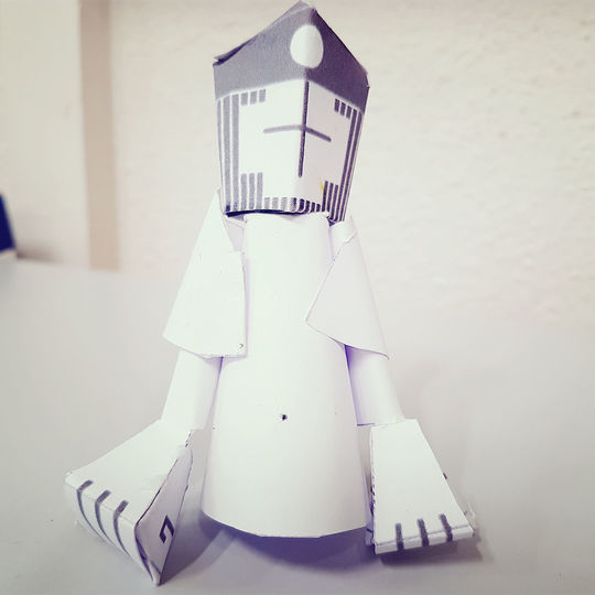 Ecole élémentaire - Paper toy.