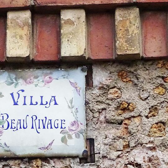 Détail - Villa Beau Rivage - Exposition Histoires d'architecture 
