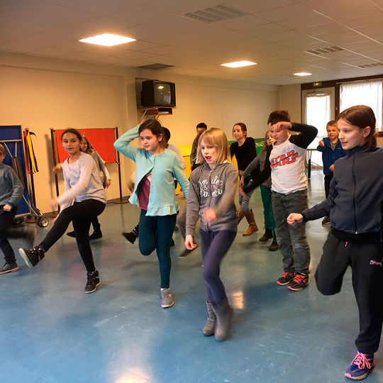 Ecole élémentaire - Flashmob.