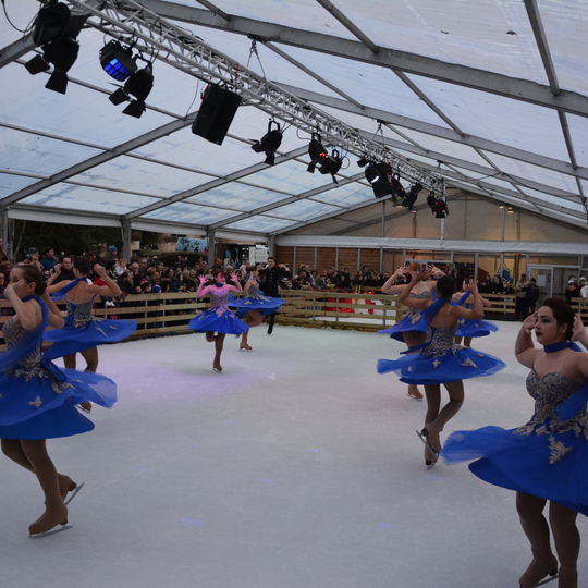 Spectacle de patinage artistique au Marché de Noël 2019