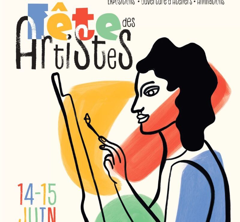 Affiche de la Fête des artistes 2025
