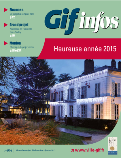 Gif infos n°404 - Janvier 2015