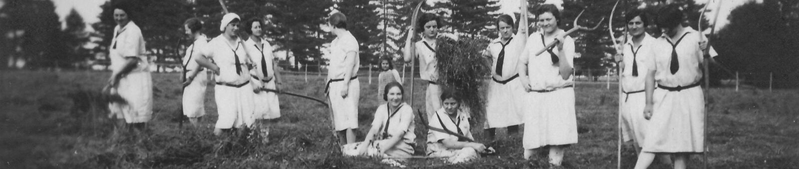 Pensionnaires de l'école d'agriculture, 1926. Photo Fonds KLEIN