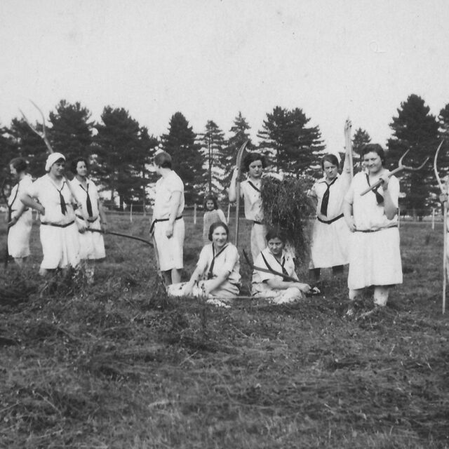 Pensionnaires de l'école d'agriculture, 1926. Photo Fonds KLEIN