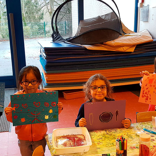 Ecole maternelle - Création d'un set de table.