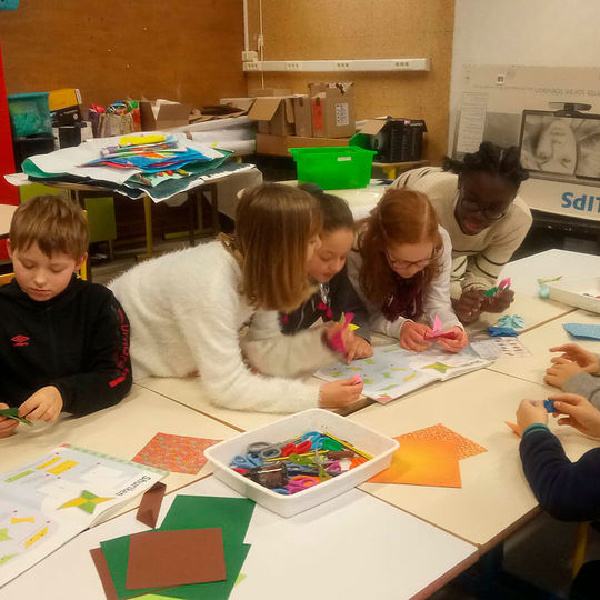 Ecole élémentaire - Origami.