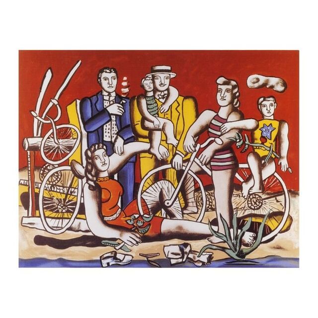 Fernand Léger, Cyclistes au Bois de Boulogne, non daté - ADAGP, Paris, 2022