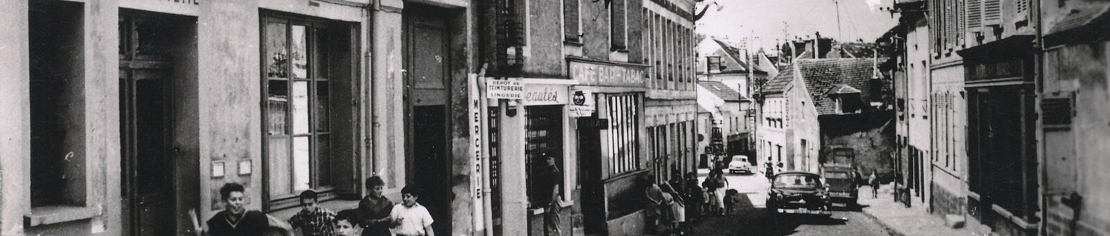 La Grande rue rebaptisée rue Amodru, années 1950