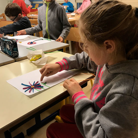 Ecole élémentaire - Quilling.