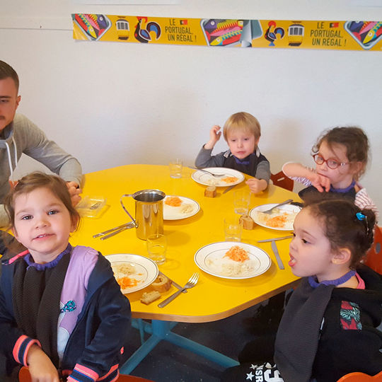 Maternelle - animation nutritionnelle sur le céleri.