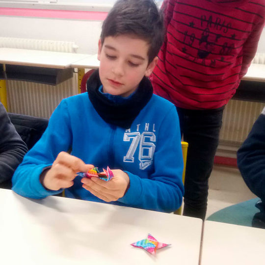 Ecole élémentaire - Origami.