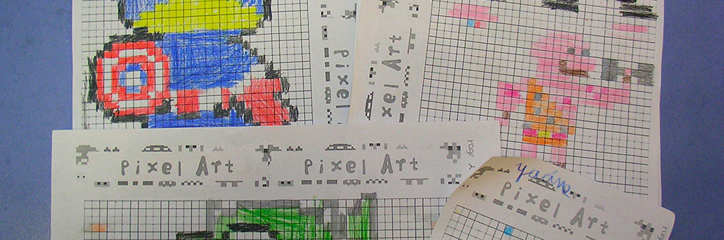 École élémentaire - Pixel art.
