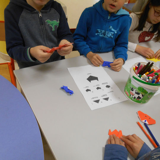 Ecole élémentaire - Origami.