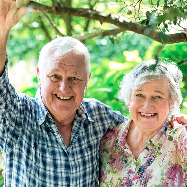 Coupe seniors à la retraite.