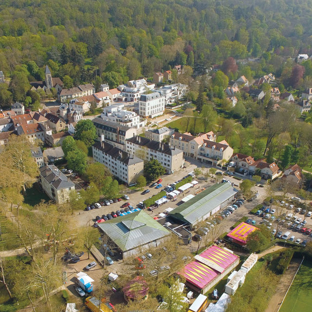 Vue aérienne de la vallée de Gif-sur-Yvette.