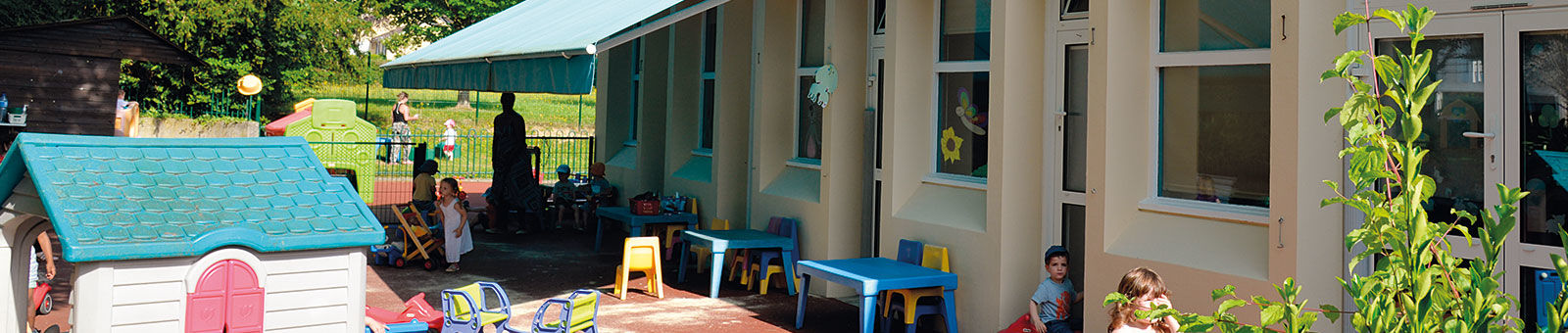 Cour de la crèche de Belle-Image