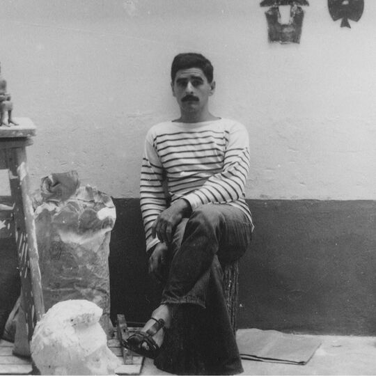 Portrait photo de Philolaos à l'atelier 