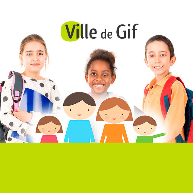 Le portail famille de la ville de Gif.