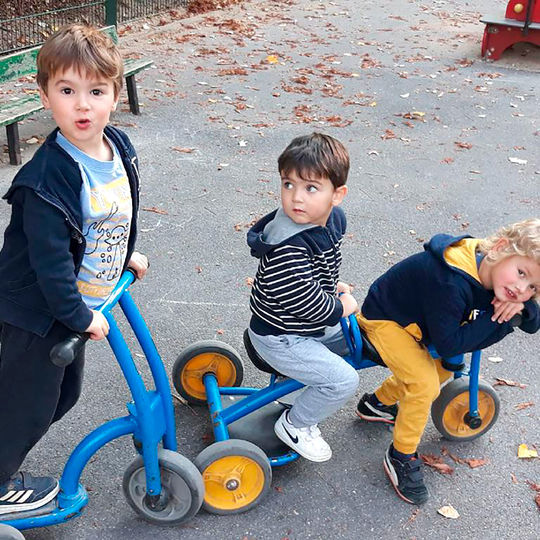 Maternelle - Activités vélo.