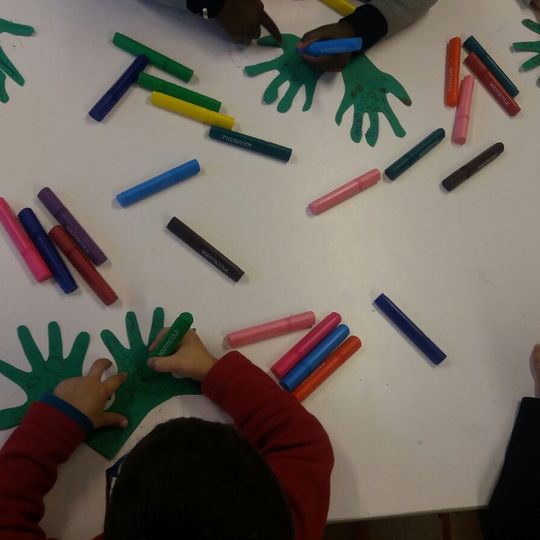 Ecole maternelle - Création de masques.