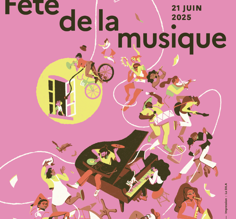 Affiche nationale de la Fête de la musique 2025