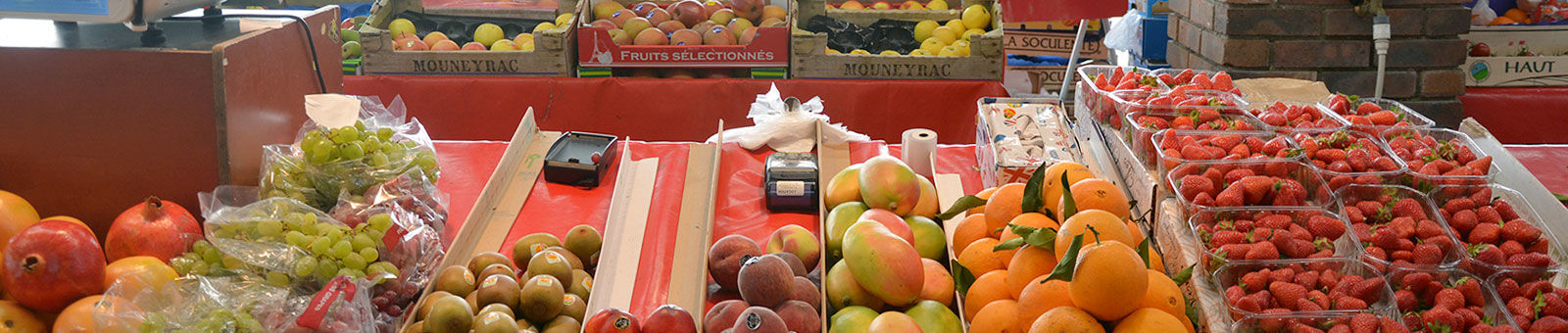 Marchés de fruits et de légumes à Gif-sur-Yvette.