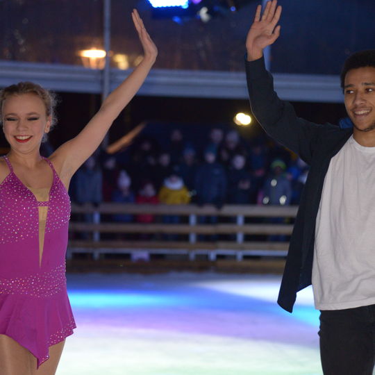 Patineurs artistique au Marché de Noël 2019