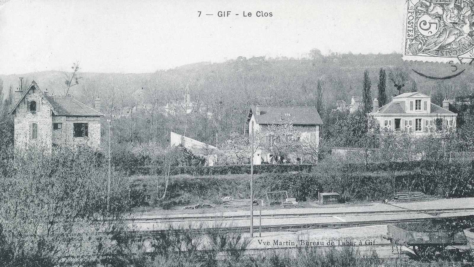 Le Clos, quartier de la Gare de Gif (vallée)