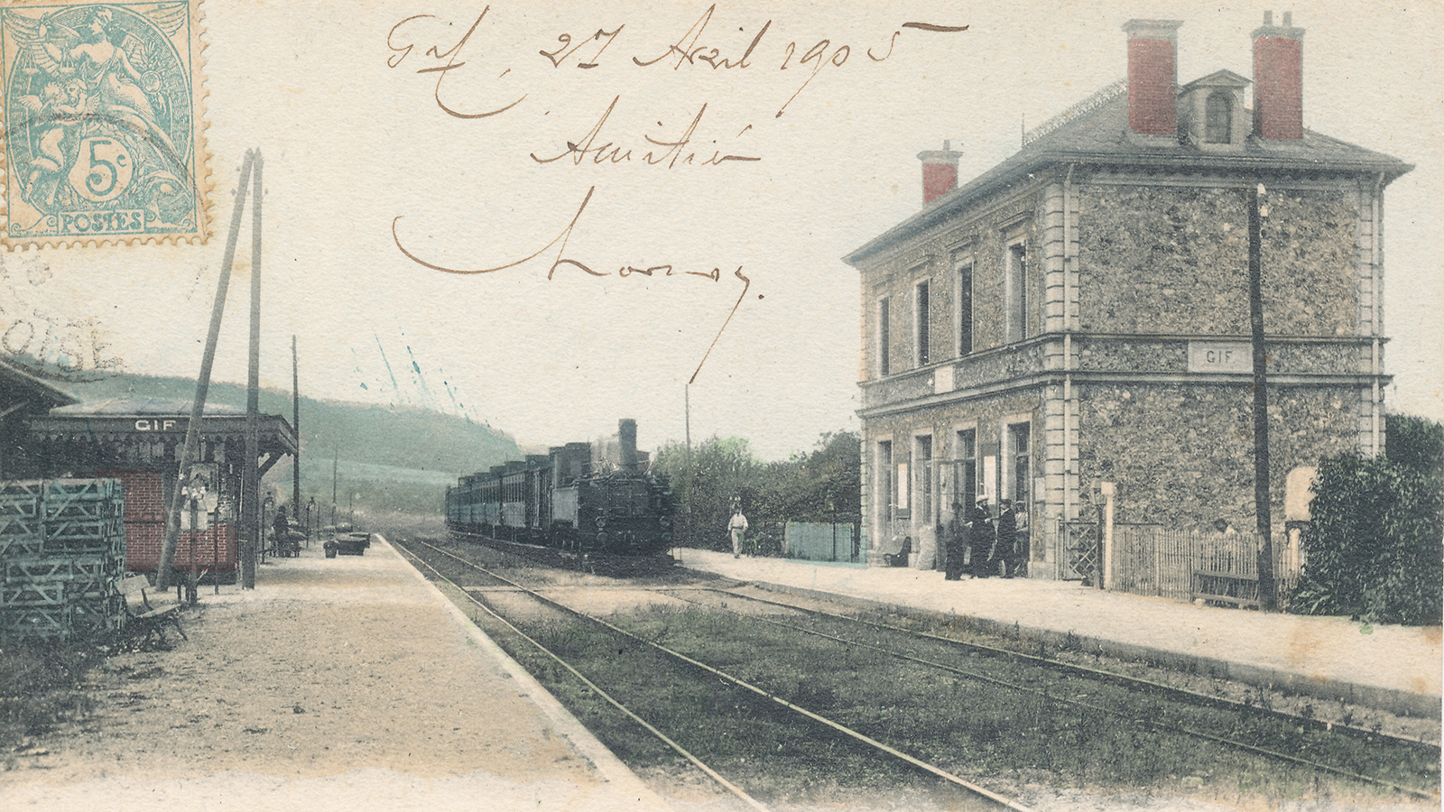 La gare de Gif au début du XXe siècle