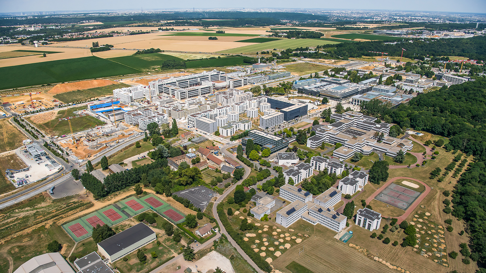 Vue aérienne du quartier de Moulon - 2020