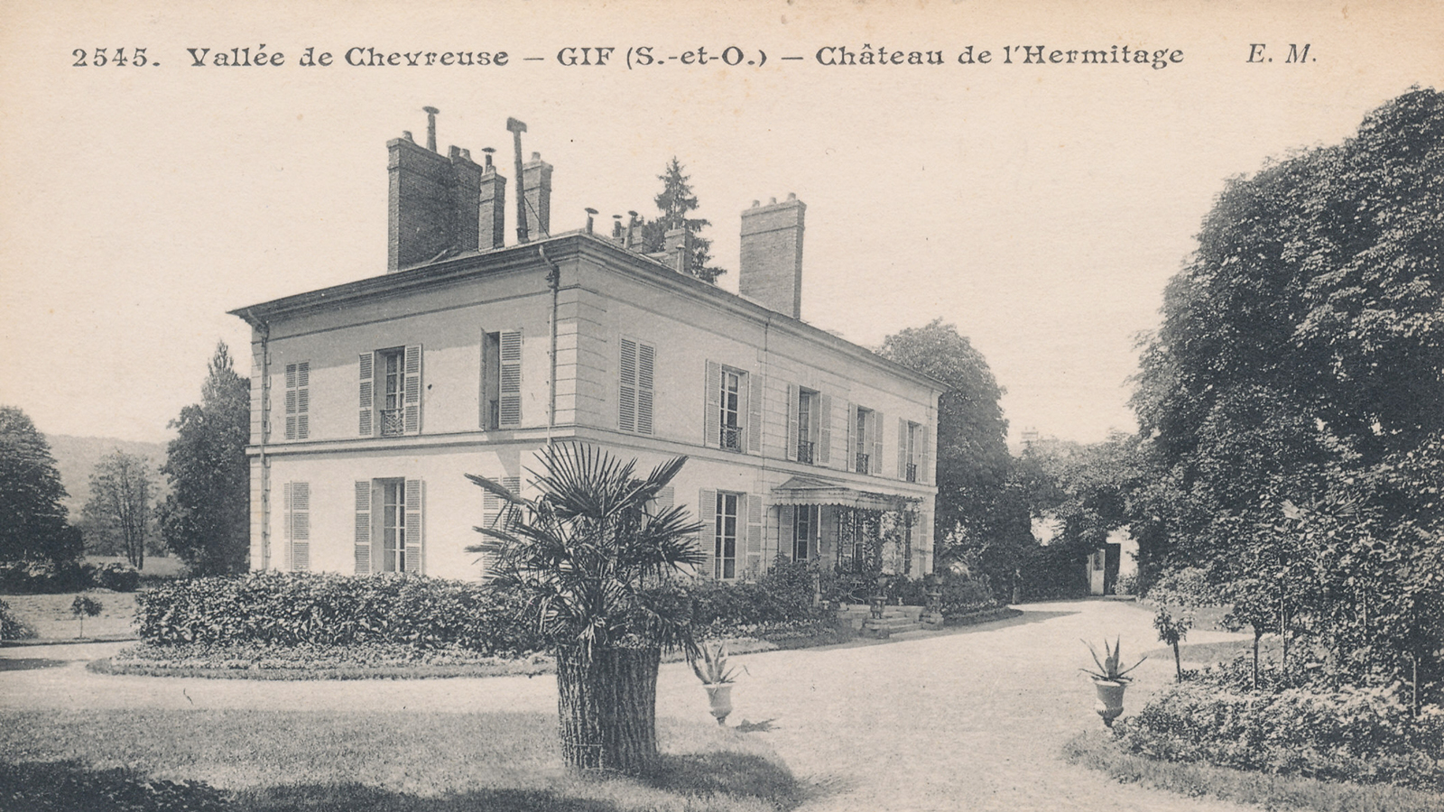 Château de l'Hermitage - carte postale ancienne 