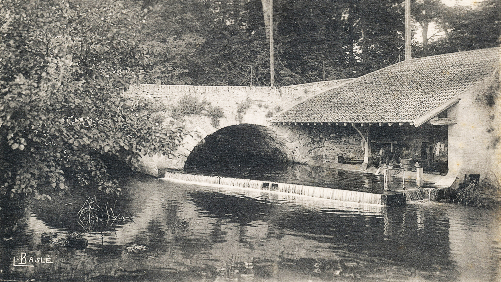 Le lavoir de Courcelle. sd