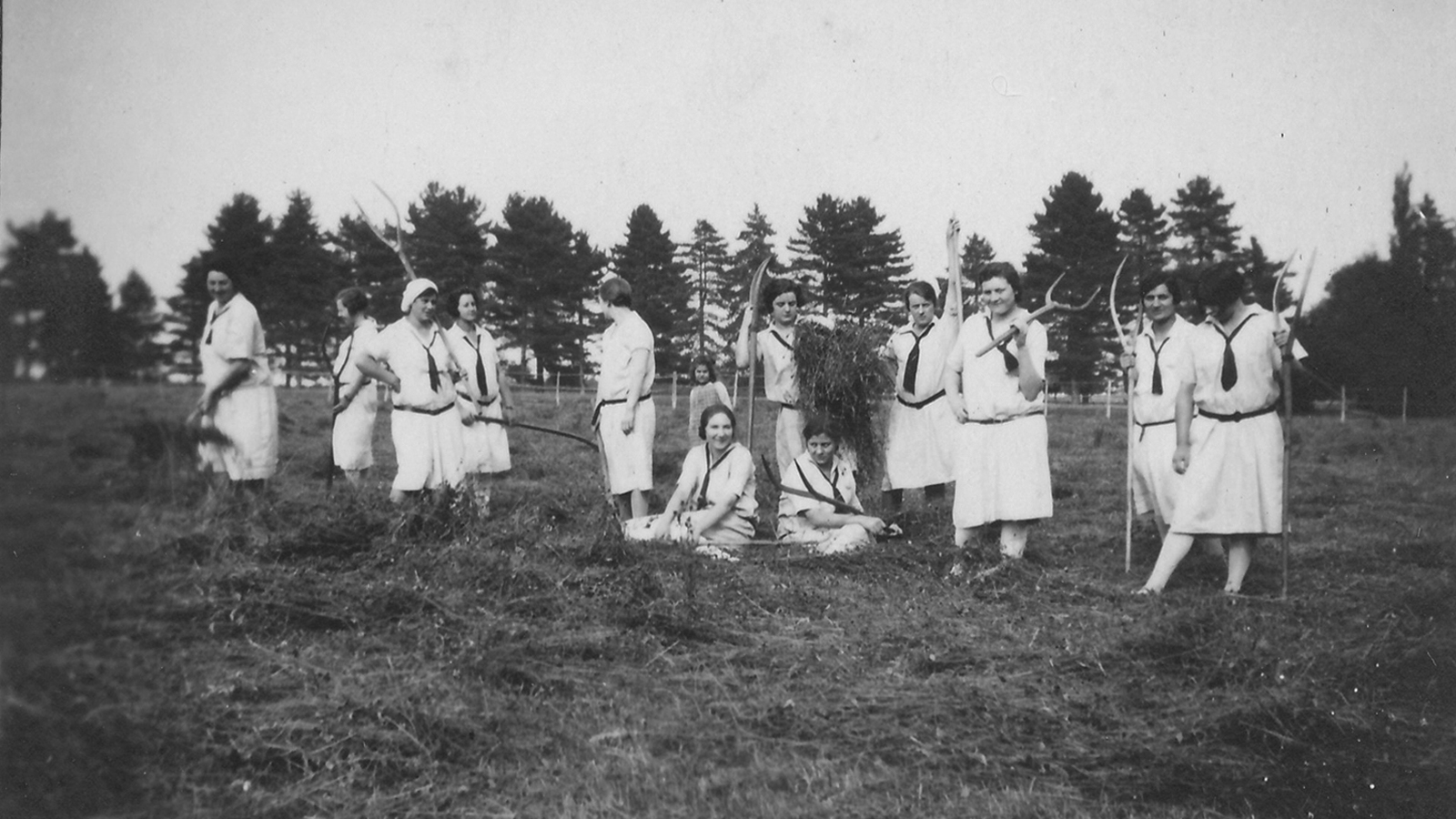 Pensionnaires de l'école d'agriculture, 1926. Photo Fonds KLEIN